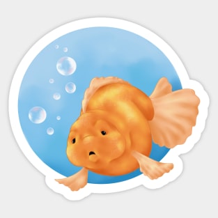 Just Swimmin' Sticker